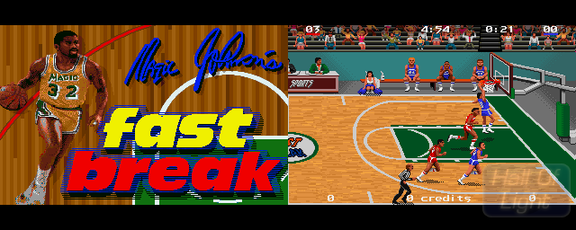 Magic Johnson's Fast Break - Double Barrel Screenshot