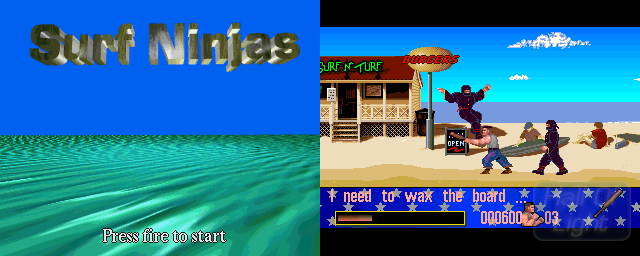 Surf Ninjas - Double Barrel Screenshot