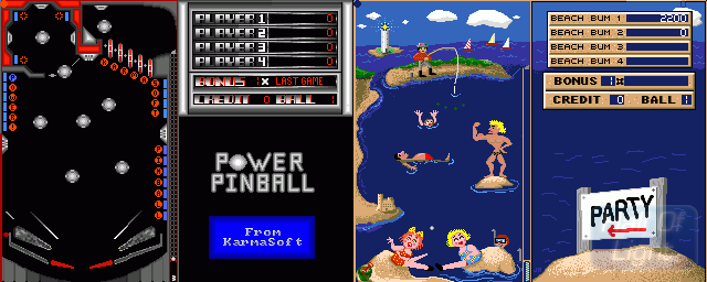Power Pinball - Double Barrel Screenshot