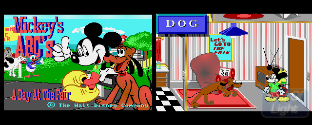 Mickey's ABC's: A Day At The Fair - Double Barrel Screenshot