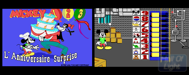 Mickey 123: L'Anniversaire Surprise - Double Barrel Screenshot