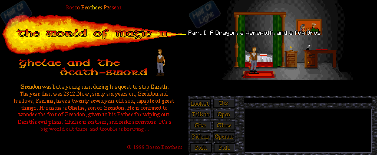 World Of Magic II, The: Ghelae And The Death-Sword - Double Barrel Screenshot