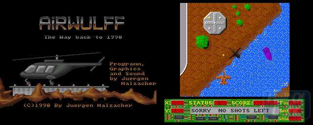 Airwulff: The Way Back To 1990 - Double Barrel Screenshot