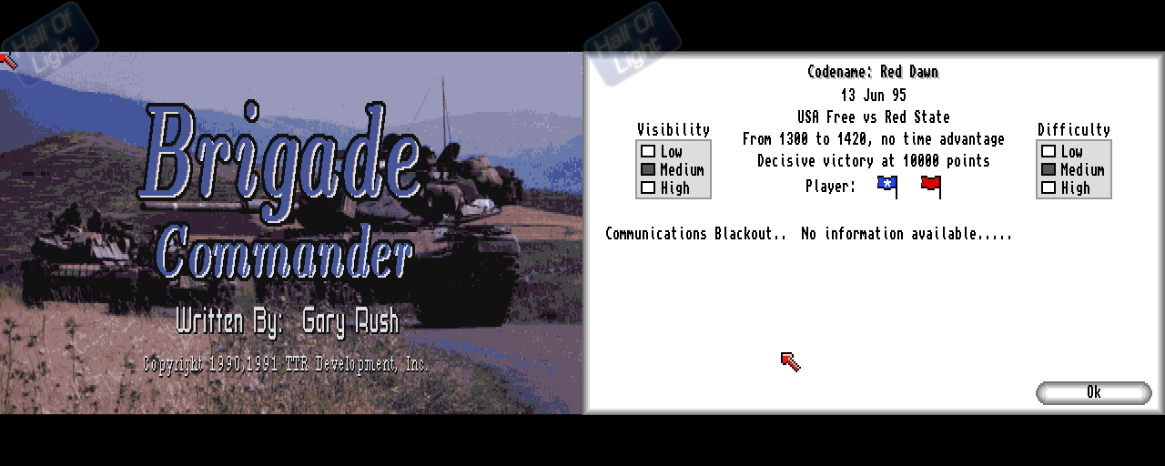 Brigade Commander: Future Wars - Data Disk 0002 - The Red State - Double Barrel Screenshot
